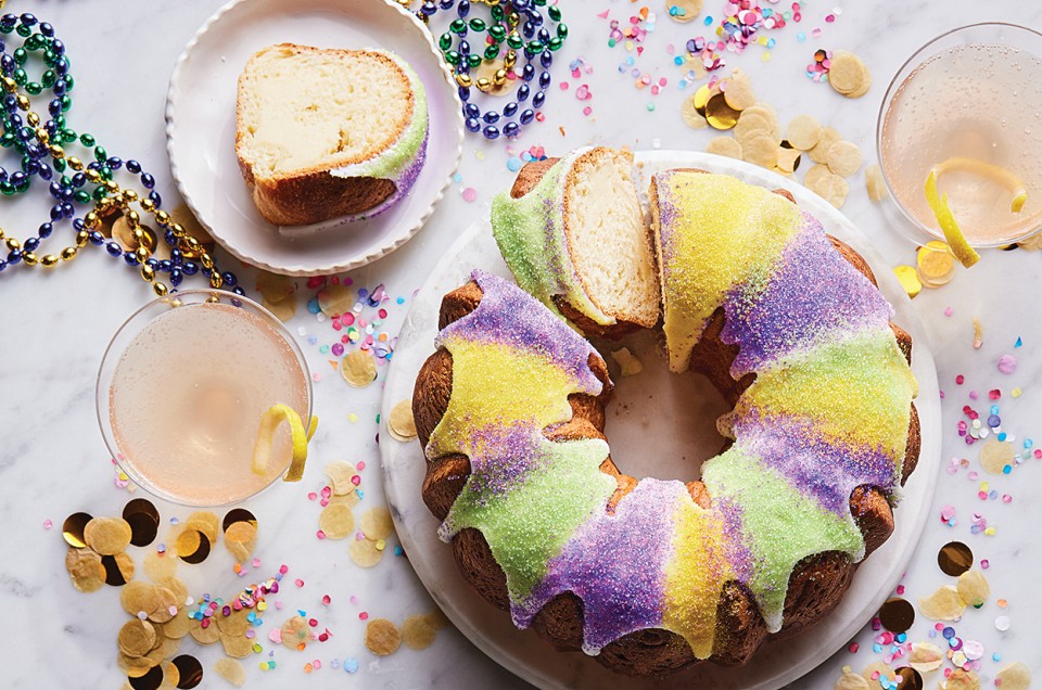 Mardi Gras King Cake - select to zoom
