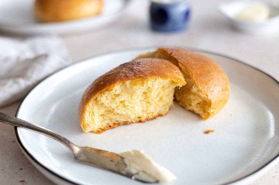Cheese Brioche Buns - select to zoom