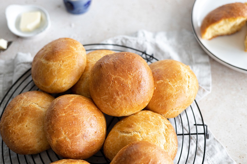 Cheese Brioche Buns - select to zoom