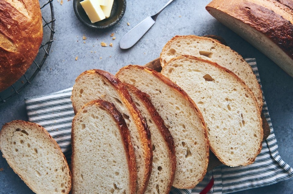 Merlin's Magic Sourdough Bread, sliced