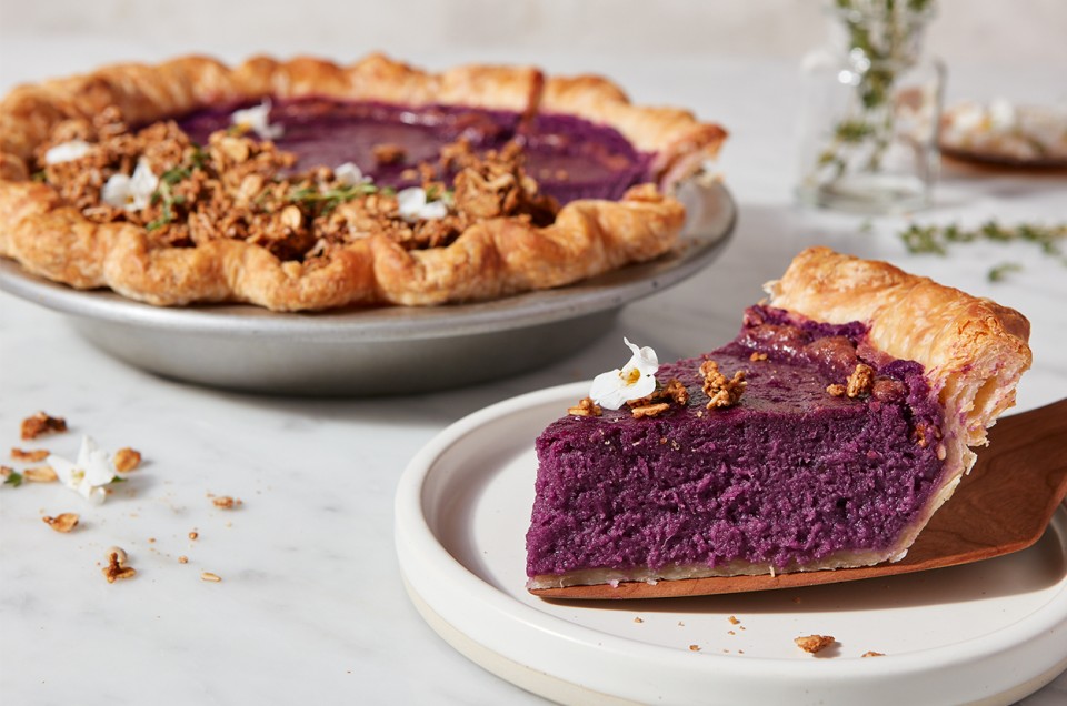 Purple Sweet Potato Pie - select to zoom
