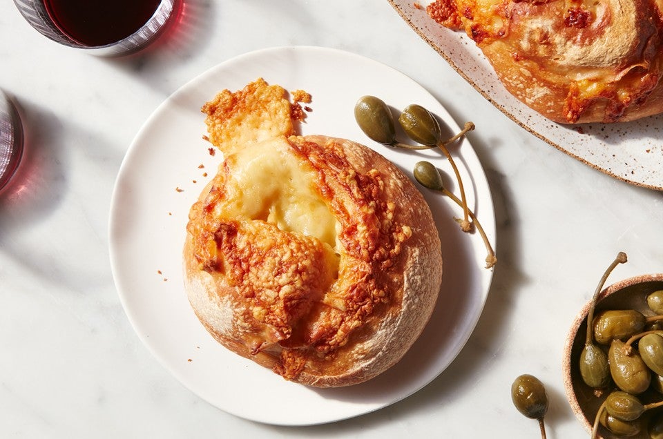 Gruyère-Stuffed Crusty Loaves - select to zoom