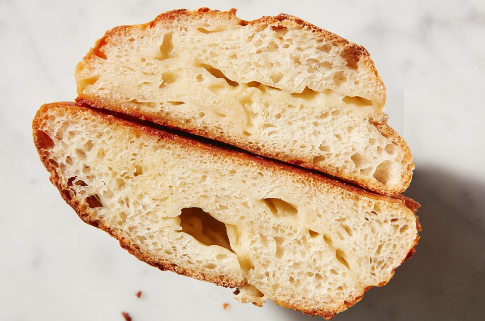 Gruyère-Stuffed Crusty Loaves - select to zoom
