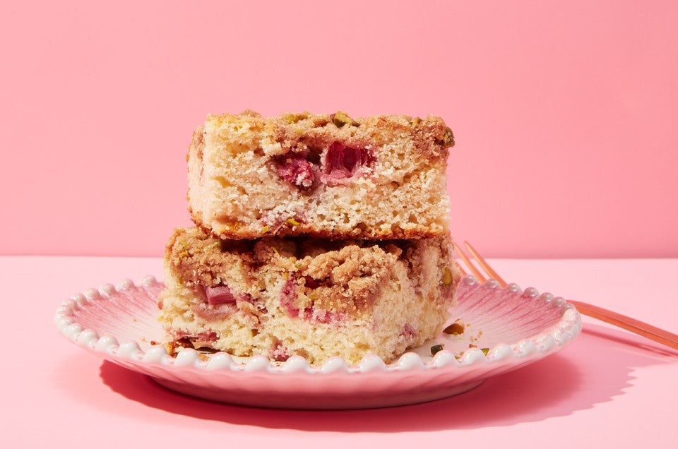 Rhubarb-Ginger Coffeecake - select to zoom