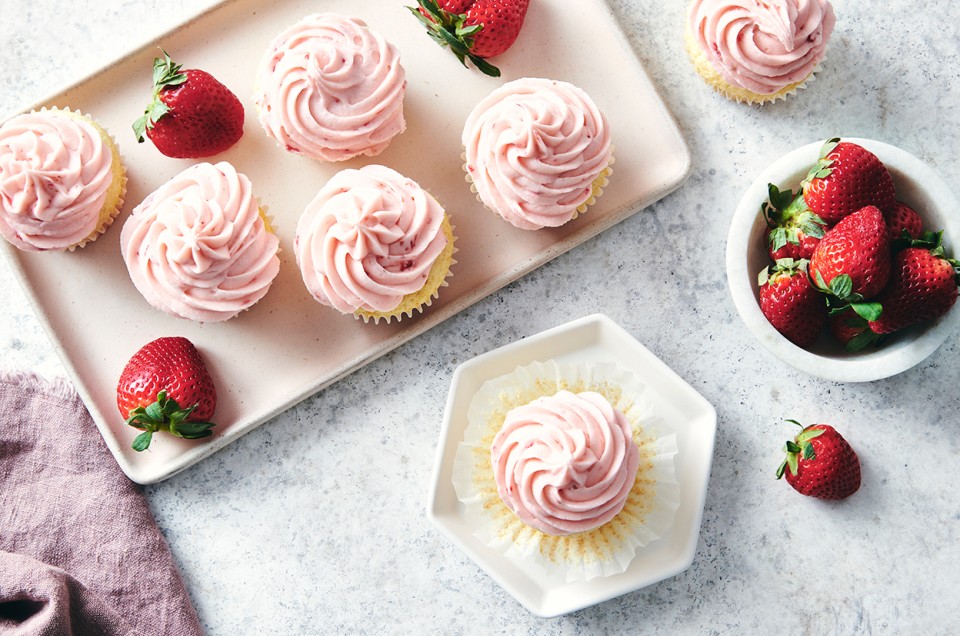 Strawberry Cupcakes - select to zoom