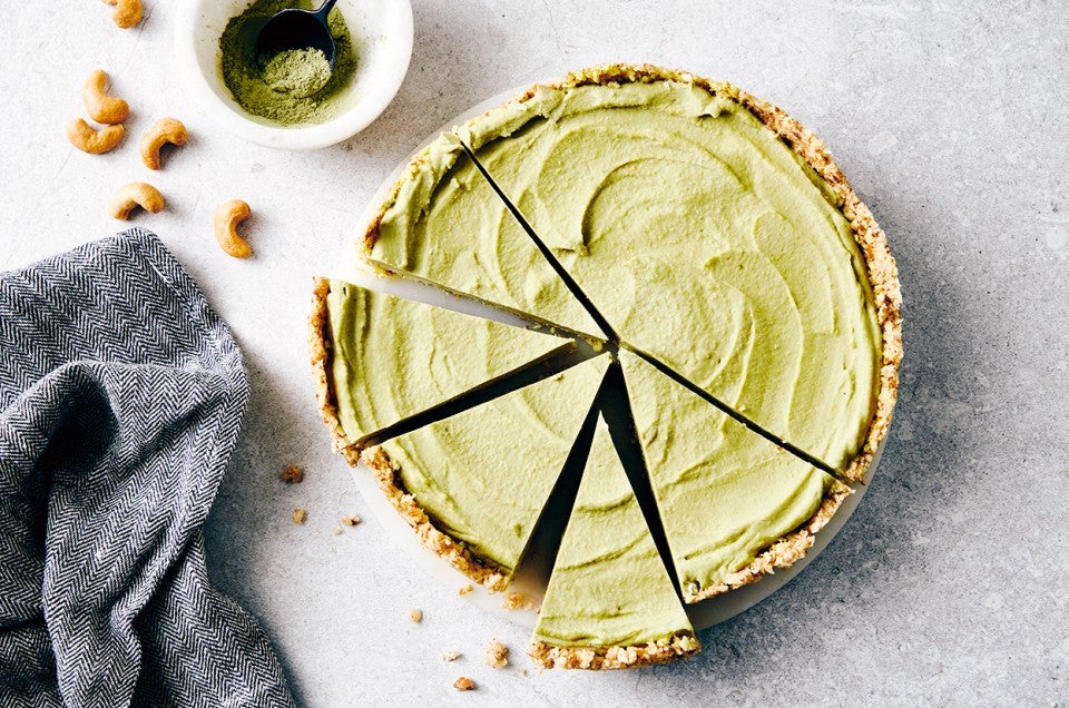 Vegan Matcha Mousse Tart - select to zoom