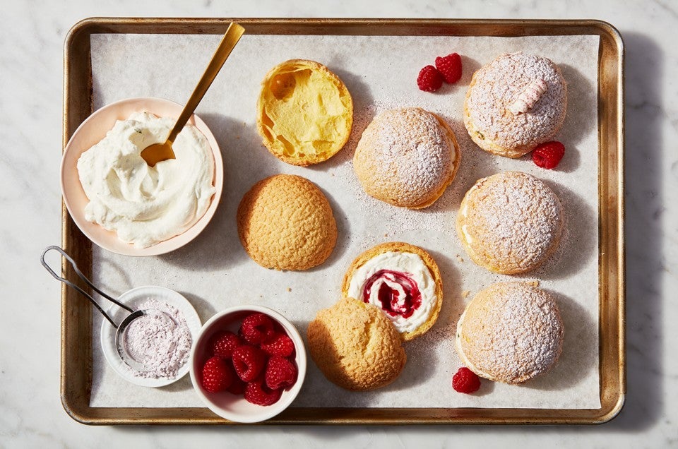 Craquelin Cream Puffs King Arthur Baking Craquelin Cream Puffs King Arthur Baking