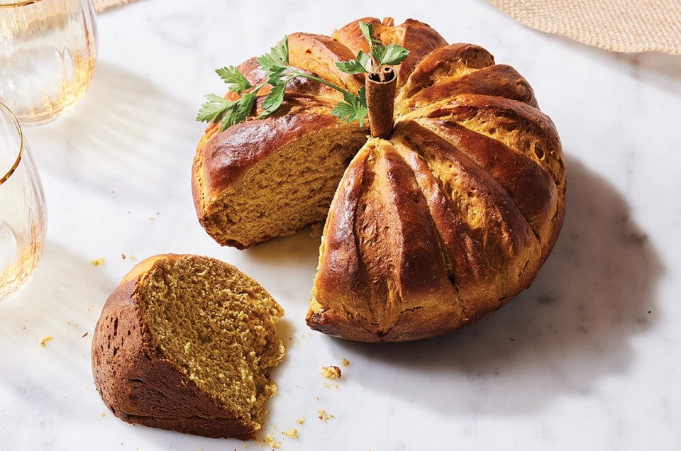 Sourdough Ginger Pumpkin Bread - select to zoom