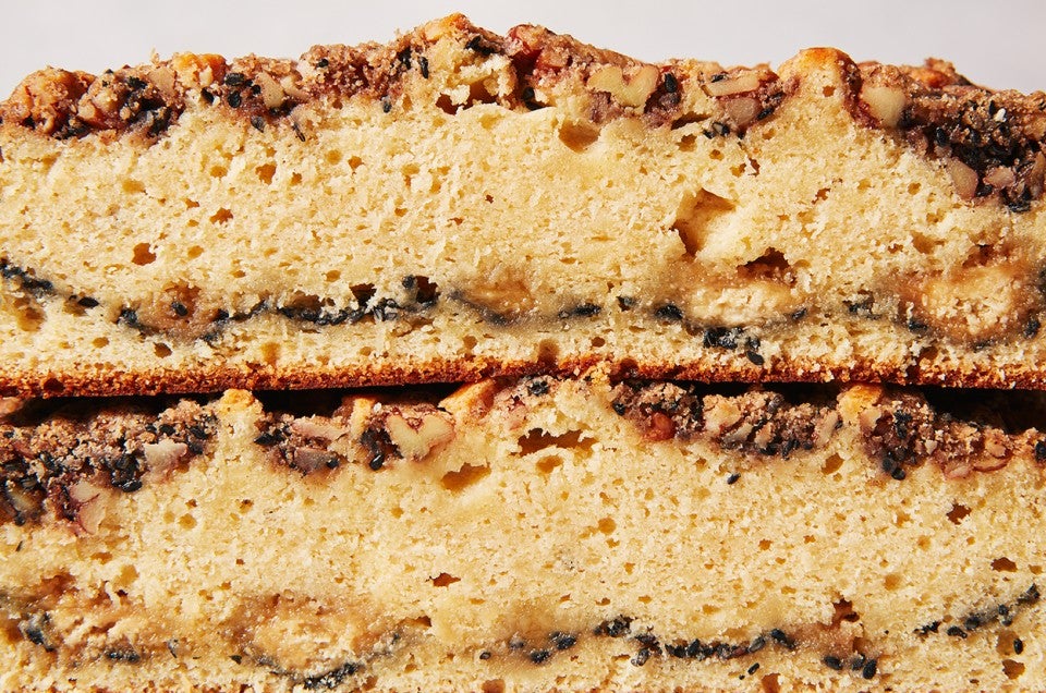 Black Sesame Halva Coffeecake - select to zoom