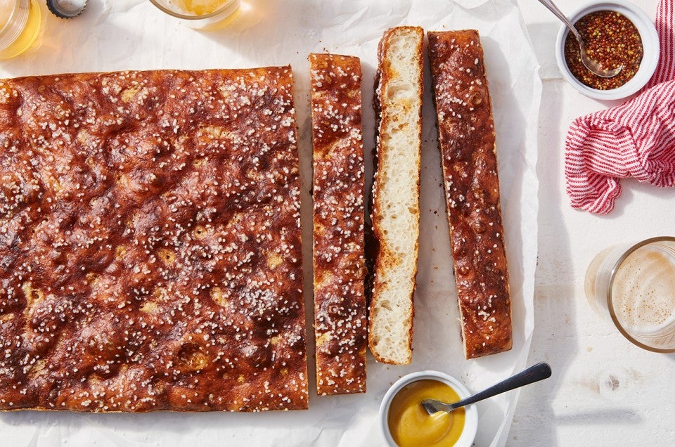 Pretzel Focaccia - select to zoom