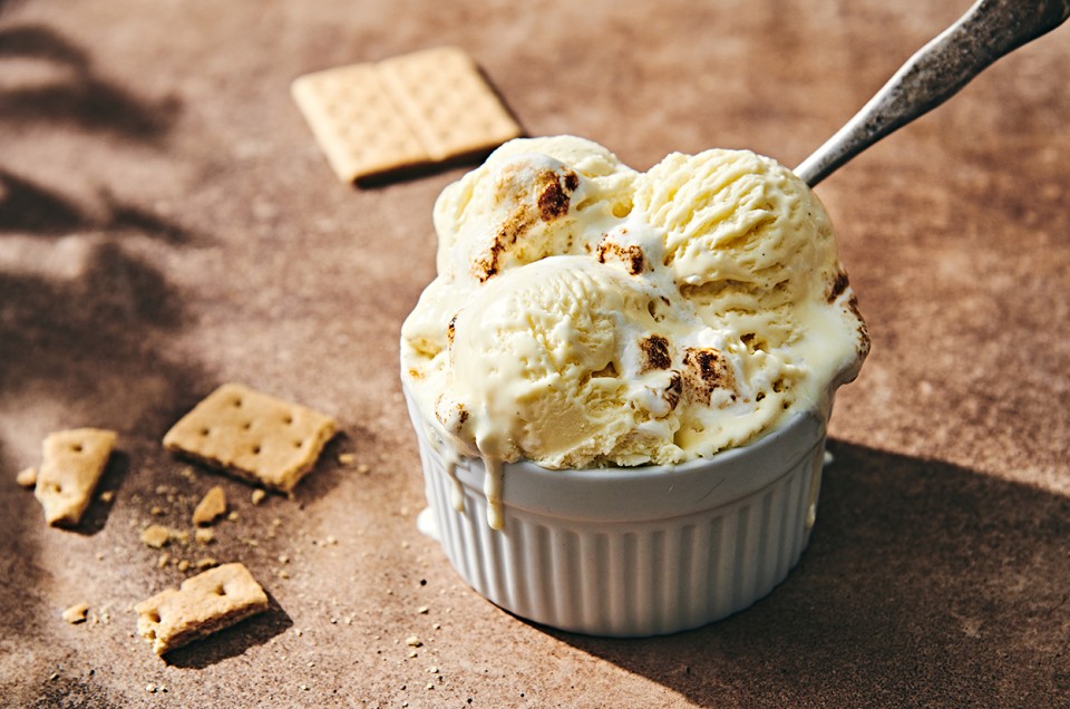 Marshmallow Swirl Ice Cream - select to zoom