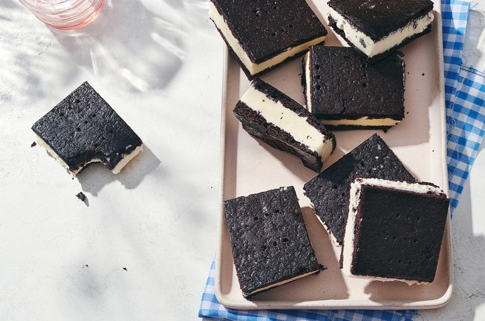 Chocolate Ice Cream Sandwiches - select to zoom