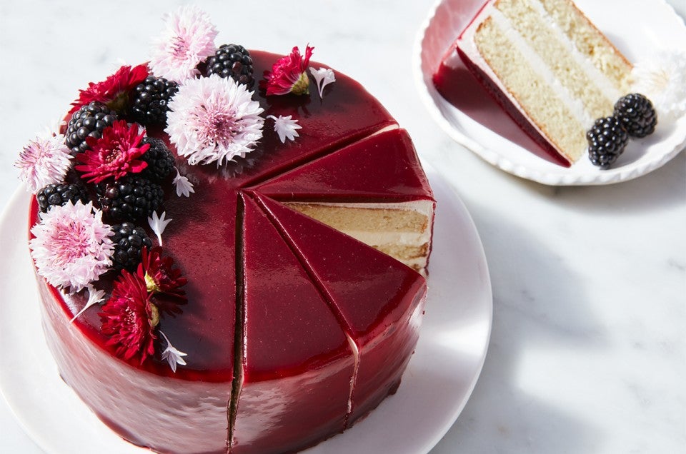 Mirror glaze online chocolate cake