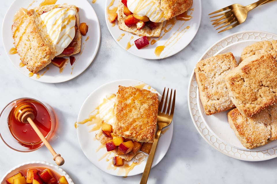 Spiced Peach Shortcakes - select to zoom