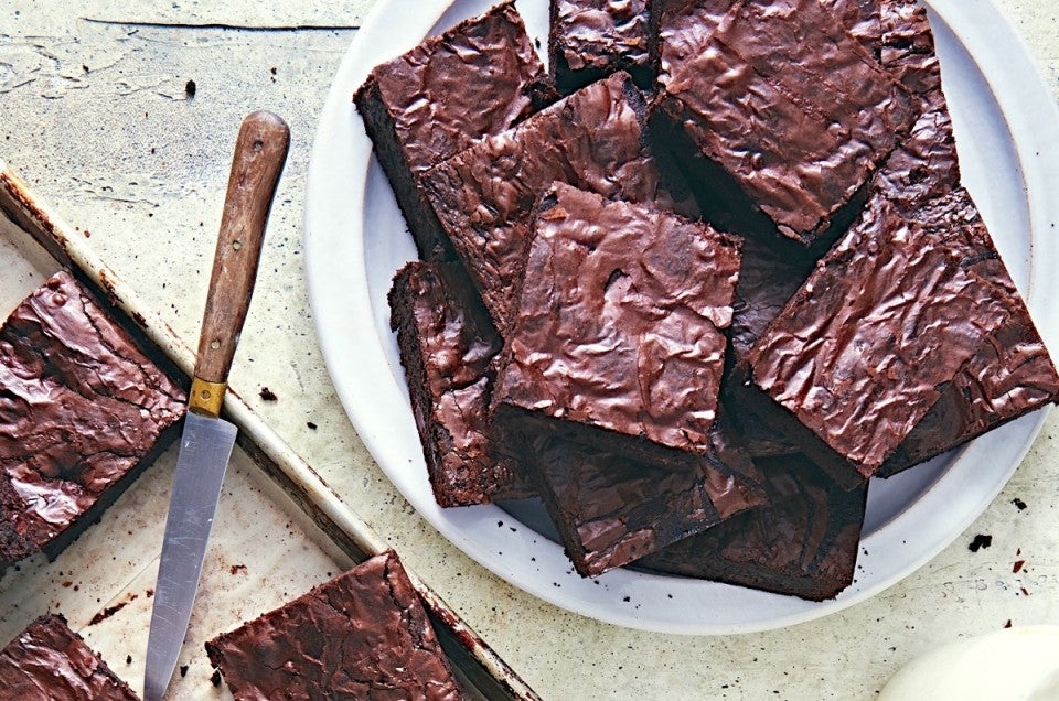 Brownies on a plate