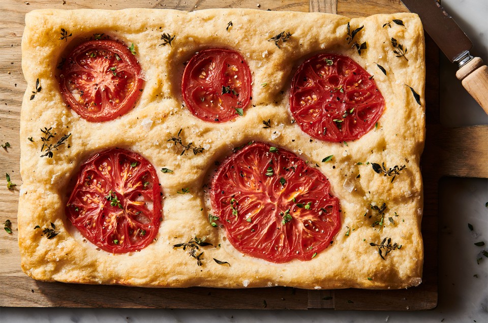 Gluten-Free Focaccia - select to zoom