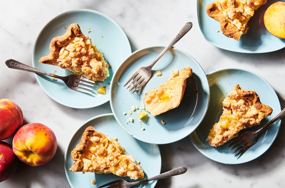 Ginger Streusel Peach Pie - select to zoom