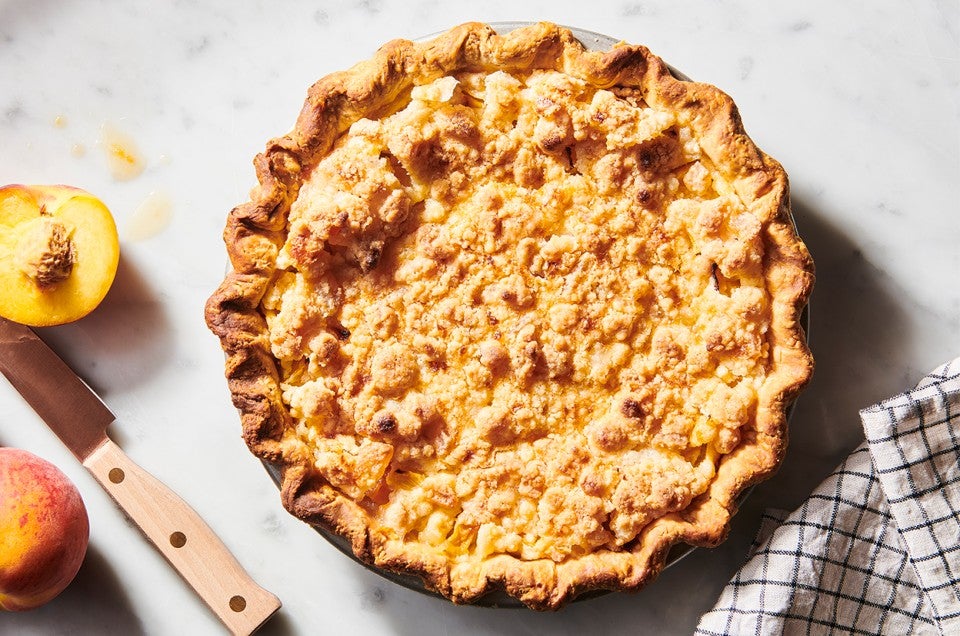 Ginger Streusel Peach Pie - select to zoom