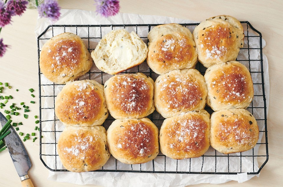 Sour Cream & Chive Potato Bread or Rolls