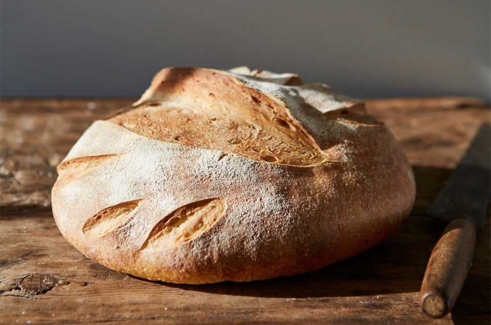 Extra-Tangy Sourdough Bread - select to zoom