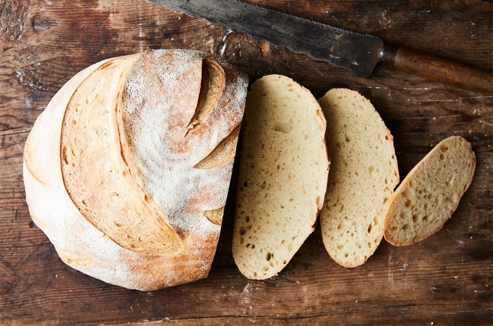 Extra-Tangy Sourdough Bread - select to zoom