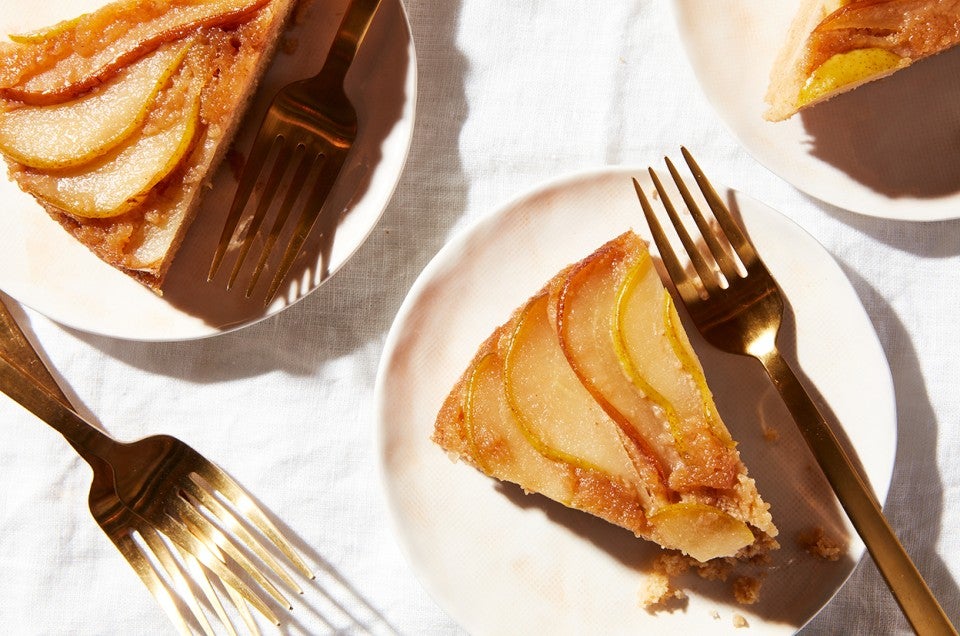 Maple-Pear Upside-Down Cake  - select to zoom