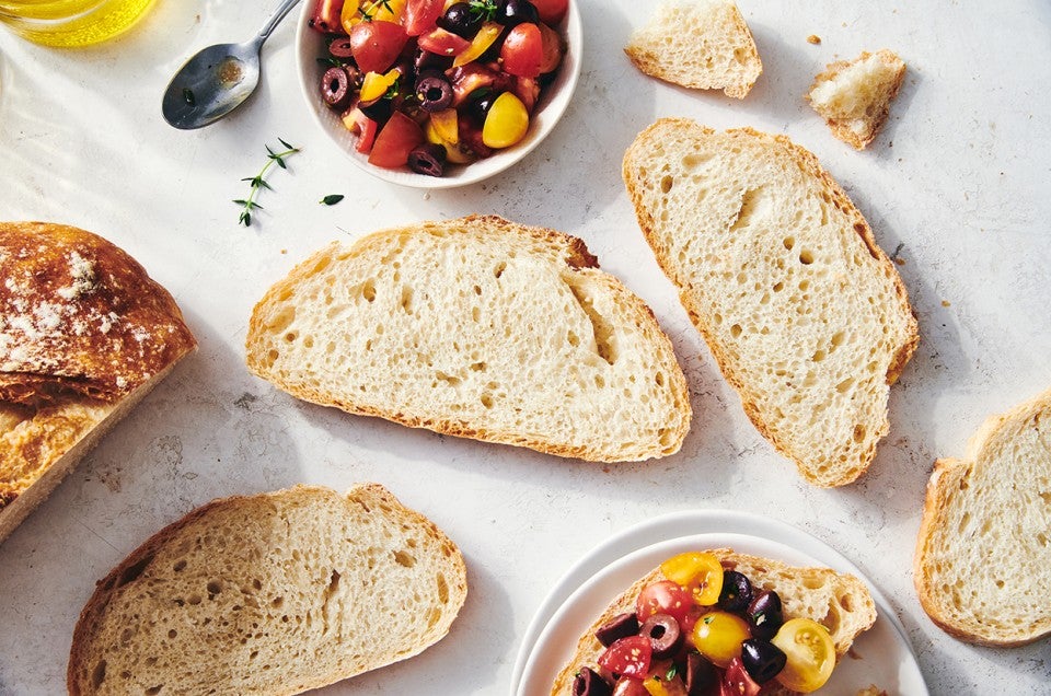 No-Knead Crusty White Bread - select to zoom