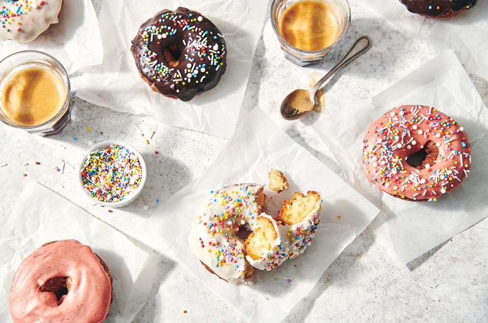 Frosted Sour Cream Cake Doughnut - select to zoom