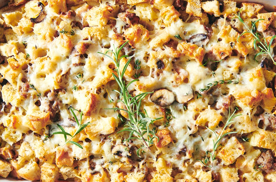 Savory Bread Pudding - select to zoom