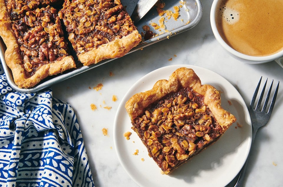 Walnut & Oat Slab Pie - select to zoom