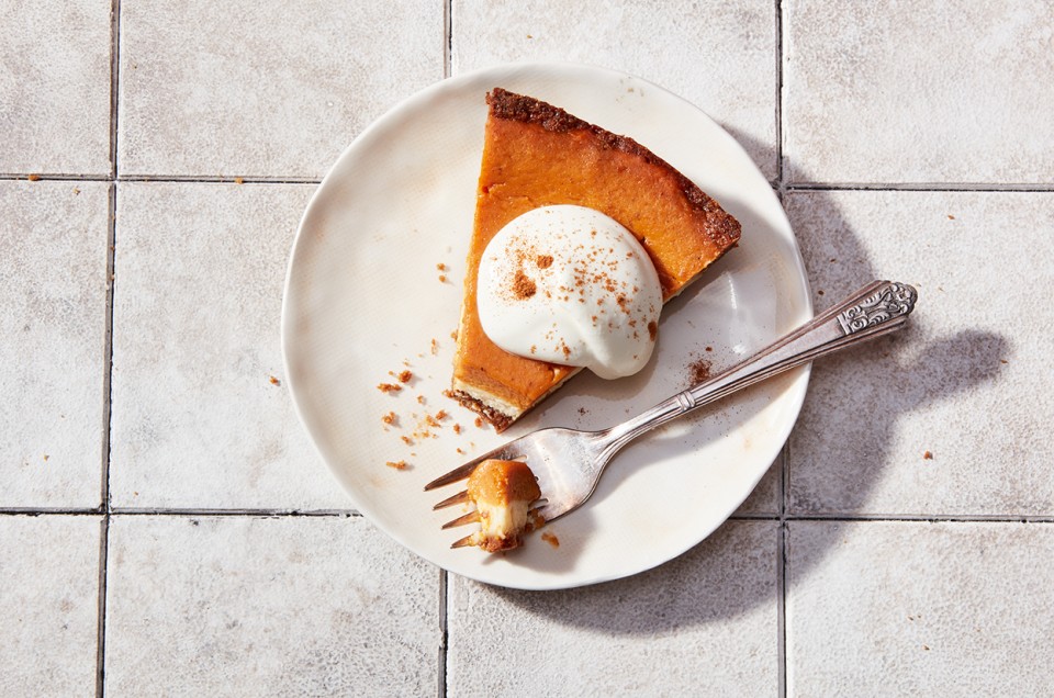 Pumpkin Cheesecake Pie - select to zoom