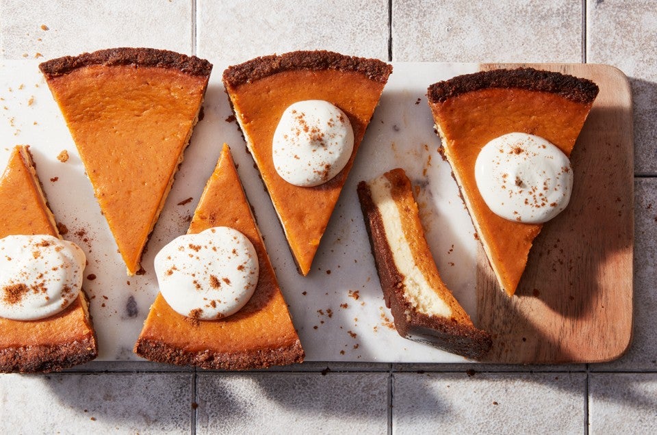 Pumpkin Cheesecake Pie - select to zoom