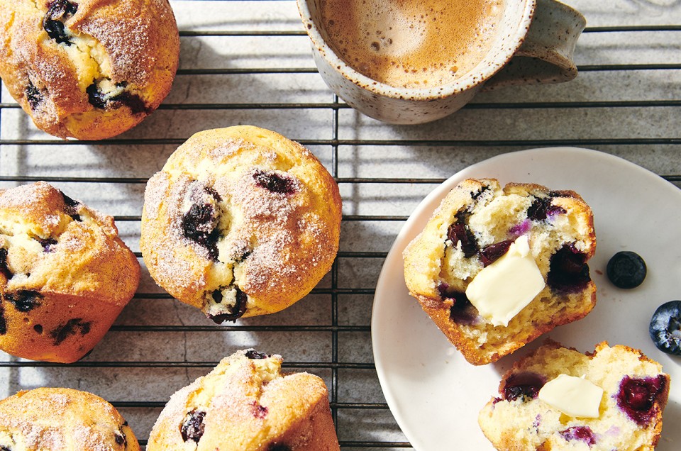 Gluten-Free Blueberry Muffins - select to zoom