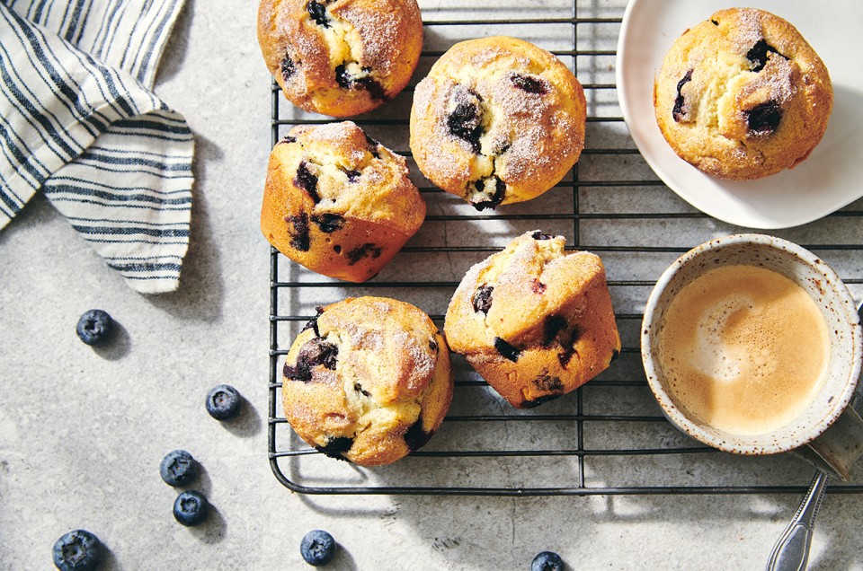 Gluten-Free Blueberry Muffins - select to zoom