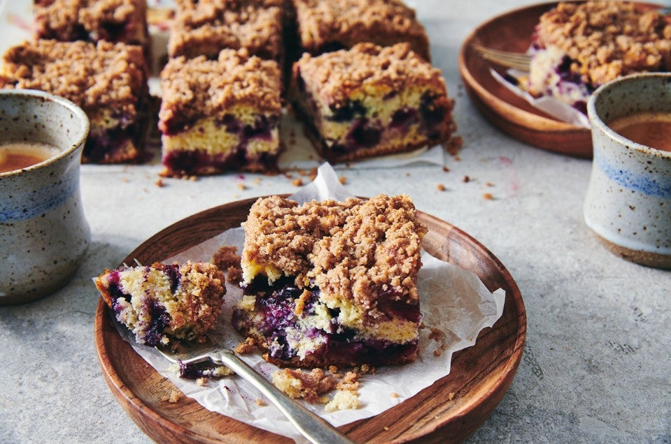 Blueberry Buckle Coffee Cake - select to zoom