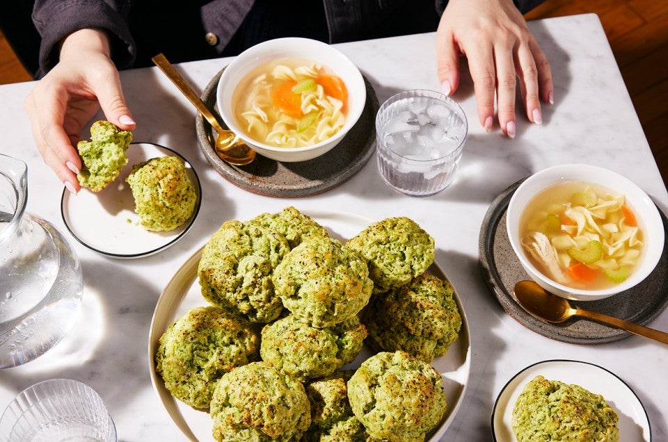 Green Goddess Herb Biscuits - select to zoom