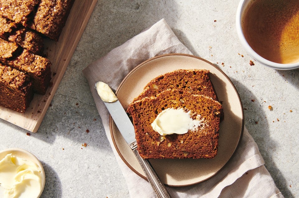 Easy Whole Grain Pumpkin-Banana Bread - select to zoom