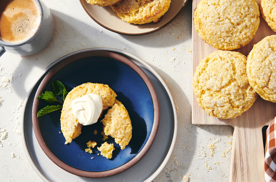 Lemon Cornmeal Biscuits - select to zoom