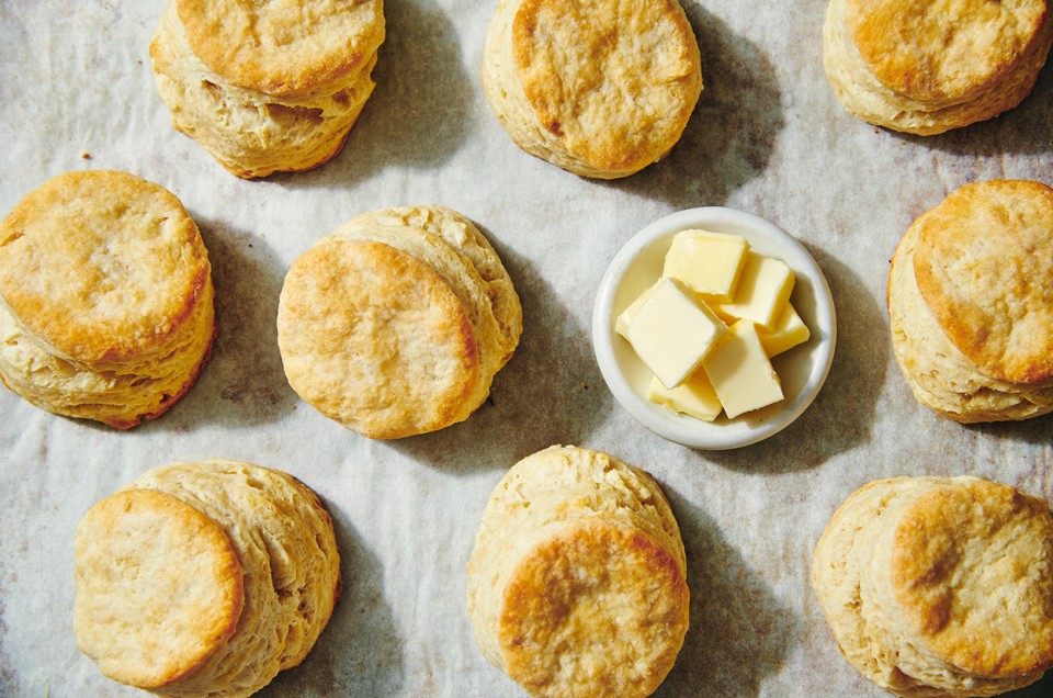 Buttery Sourdough Biscuits - select to zoom