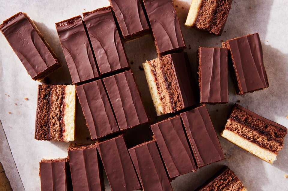 Ombre Chocolate Cake Bars - select to zoom