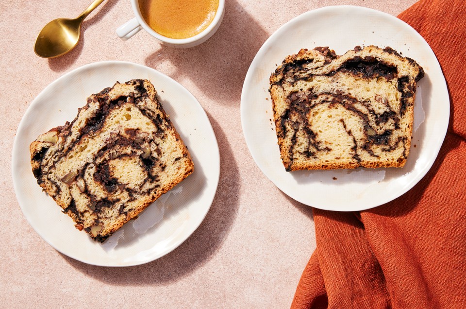 Gluten-Free Babka with Chocolate Filling - select to zoom