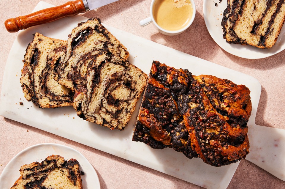 Gluten-Free Babka with Chocolate Filling - select to zoom