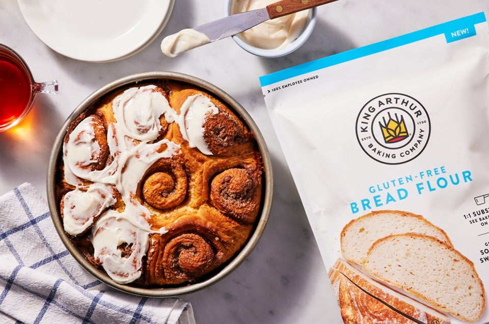 Soft Gluten-Free Cinnamon Rolls - select to zoom