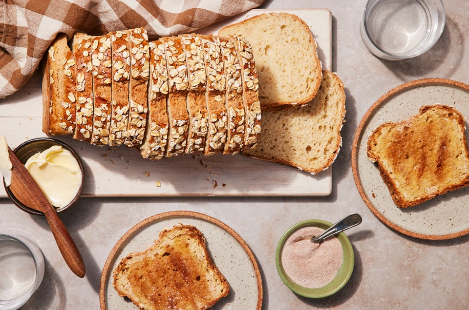 Gluten-Free Oatmeal Bread - select to zoom