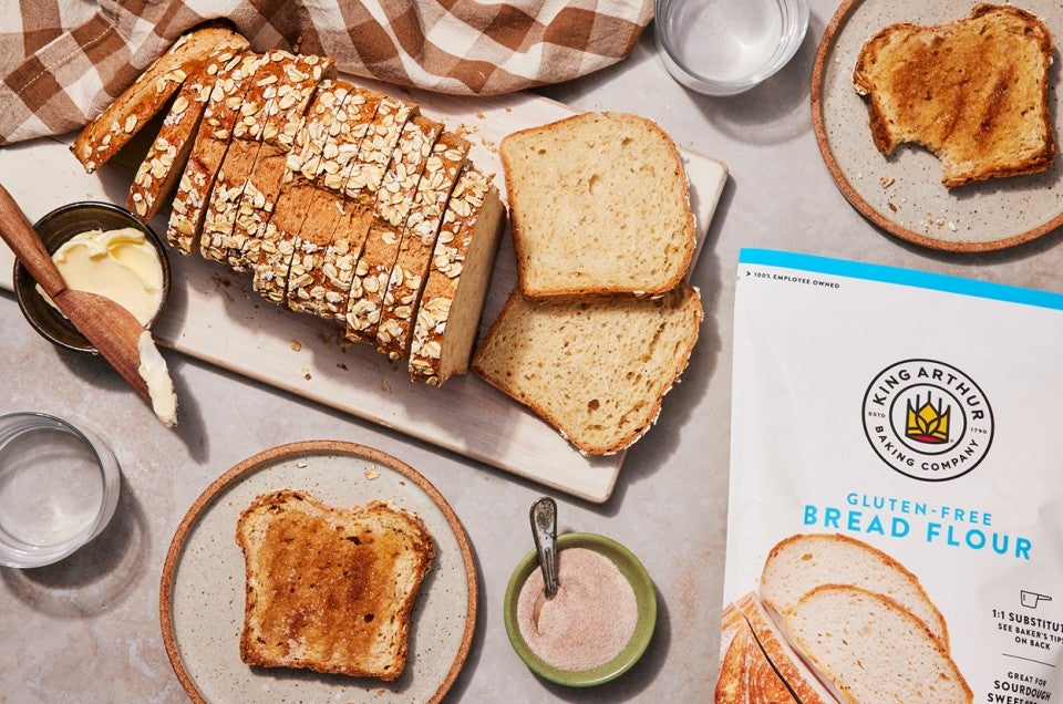 Gluten-Free Oatmeal Bread - select to zoom