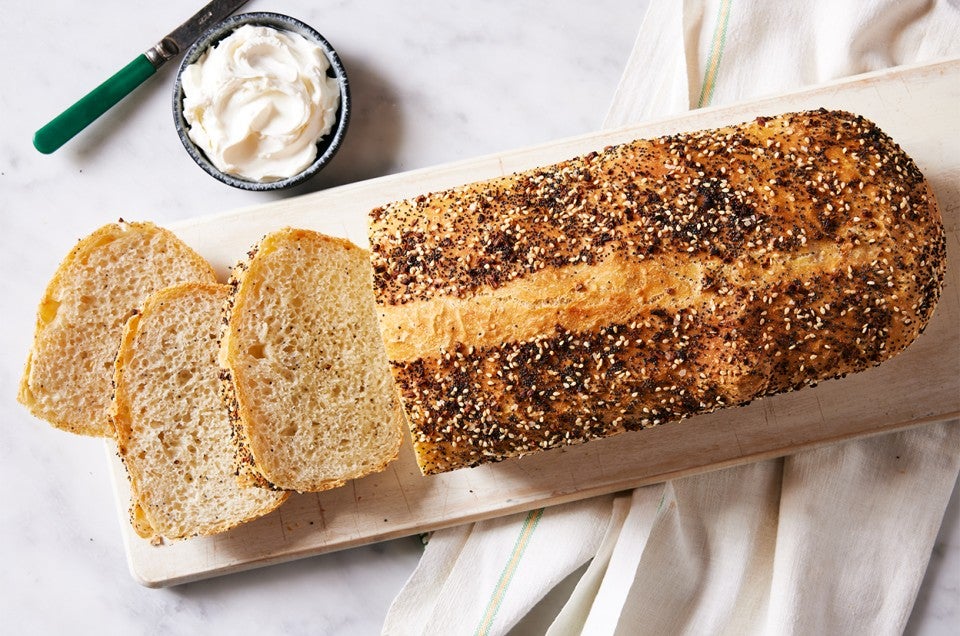 No-Knead Everything Bread - select to zoom