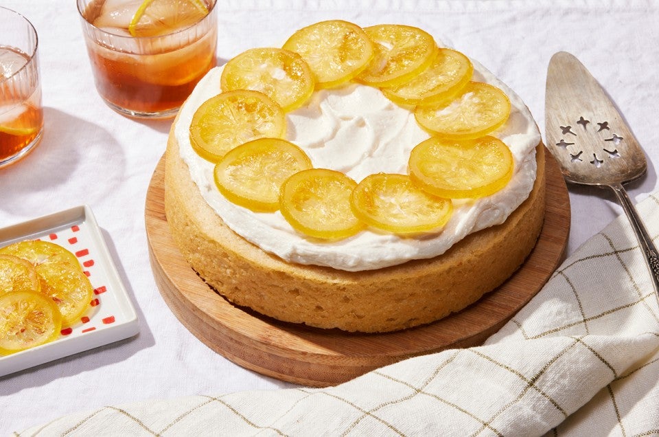 Easy Vegan Lemon Cake - select to zoom