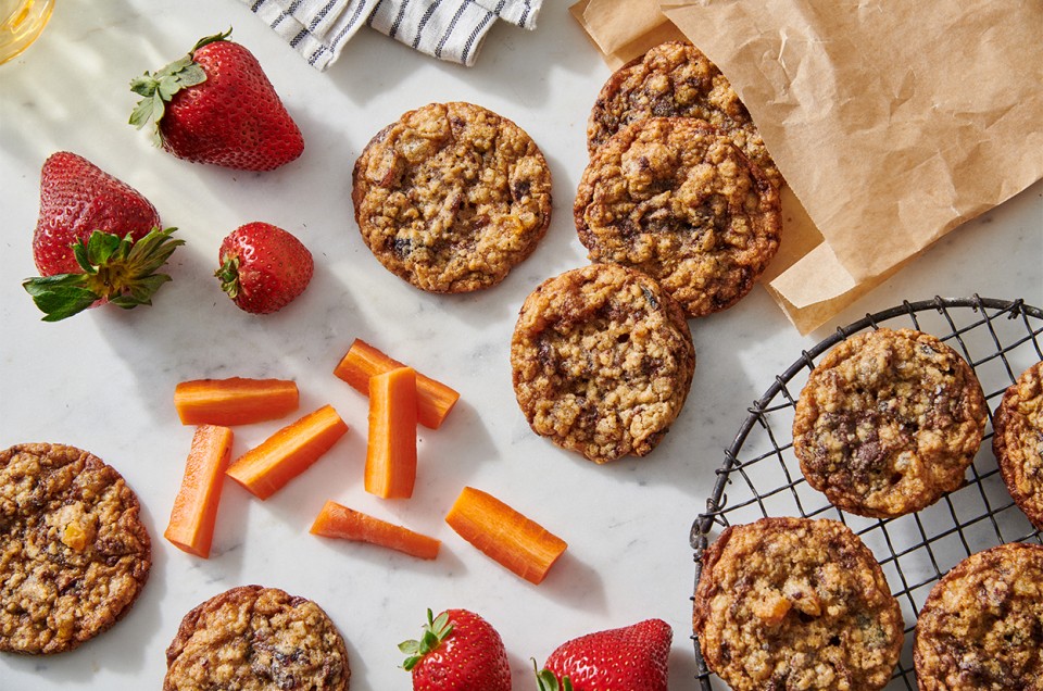 Whole Wheat Oatmeal Cookies - select to zoom