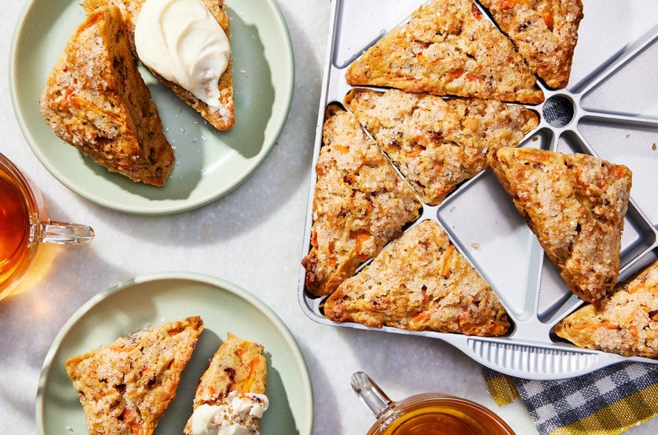 Carrot Cake Scones with Cream Cheese Frosting - select to zoom