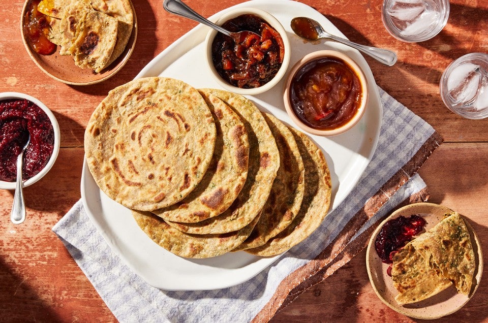 Lachha Paratha (Flaky Paratha) - select to zoom